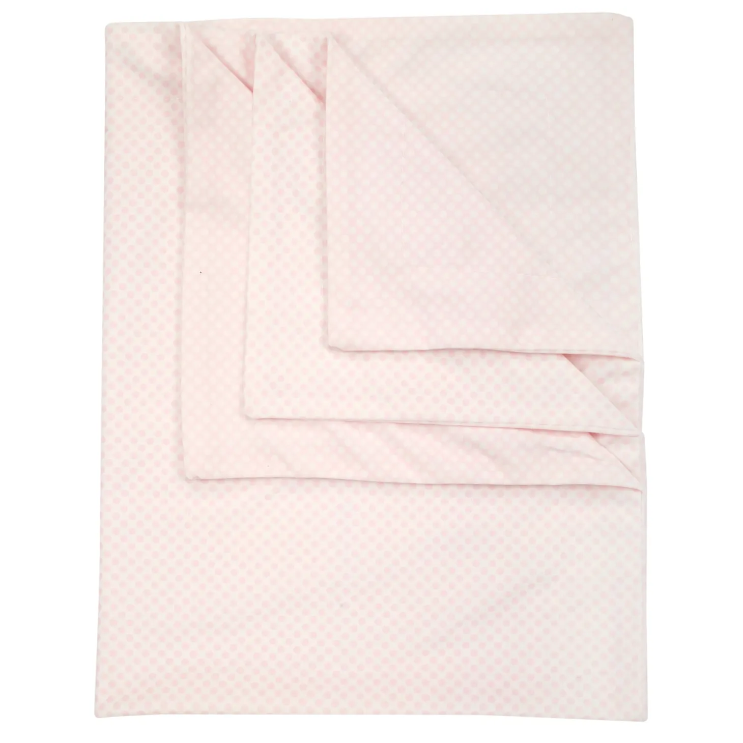Polka Dotted Pink Blanket
