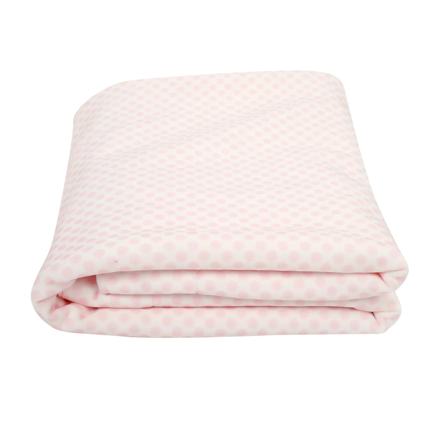 Polka Dotted Pink Blanket