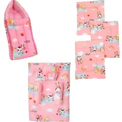 Premium Bedding Gift Set Milkaholic Peach