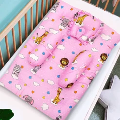Premium Bedding Gift Set Flying Animals Pink