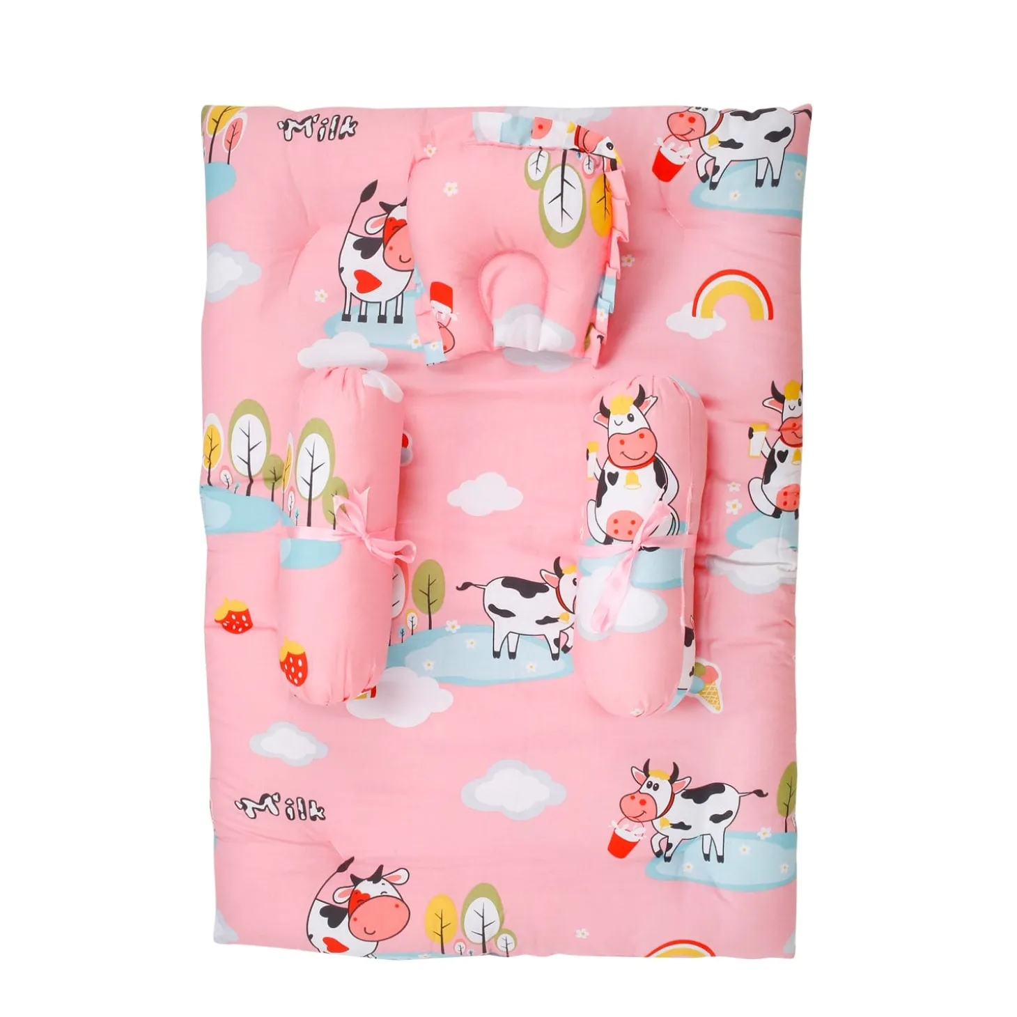 Premium Bedding Gift Set Milkaholic Peach