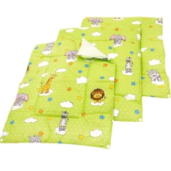 Premium Bedding Gift Set Fun In The Jungle Green