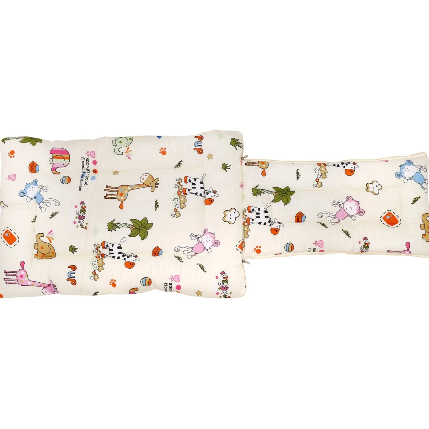 Premium Bedding Gift Set I Love Animals Cream