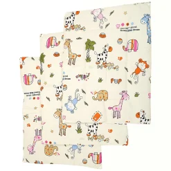 Premium Bedding Gift Set I Love Animals Cream