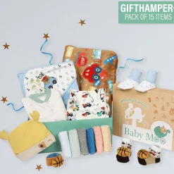 Premium Car Themed Unisex Gift Hamper 0-18 M