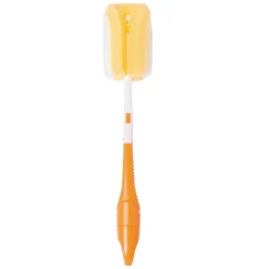 Premium Orange Set Of 5 Bottle And Nipple Cleaning Brushes