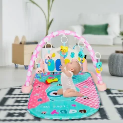 Premium Owl Blue Piano Activity Gym