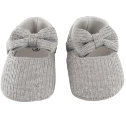 Pretty Bow Grey Booties