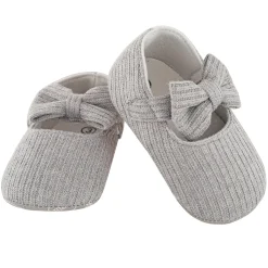 Pretty Bow Grey Booties