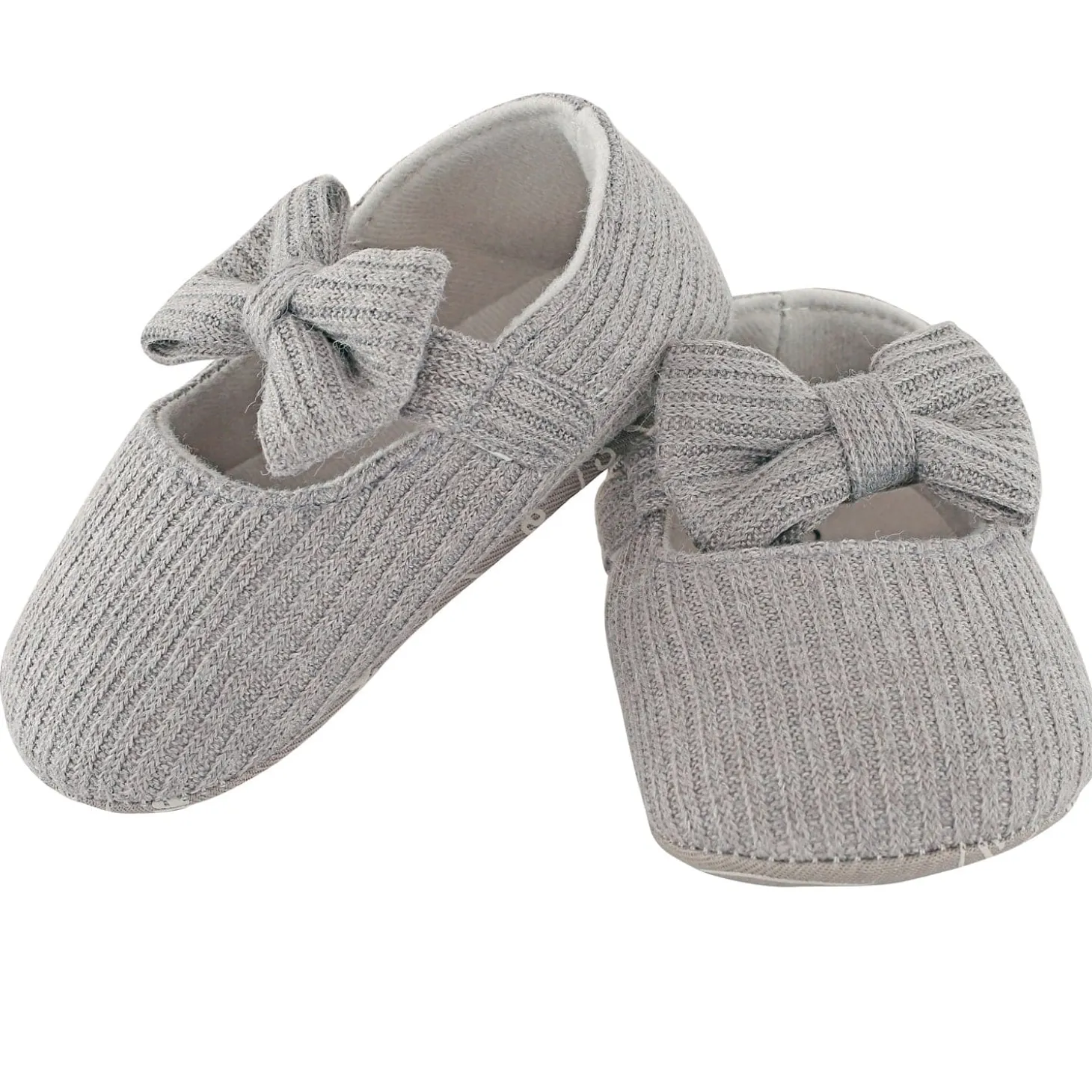 Pretty Bow Grey Booties
