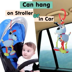 Puppy Blue Hanging Toy With Vibrations