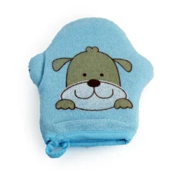 Puppy Love Blue Hand Glove Bath Sponge