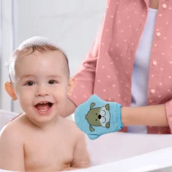 Puppy Love Blue Hand Glove Bath Sponge