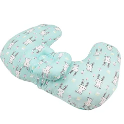 Rabbit Blue Feeding Pillow
