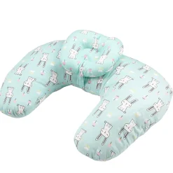 Rabbit Blue Feeding Pillow