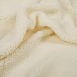 Rainbow Teddy White Double Sided Fur Blanket