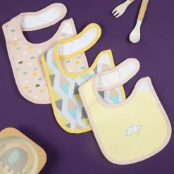 Rainy Yellow 3 Pk Bibs