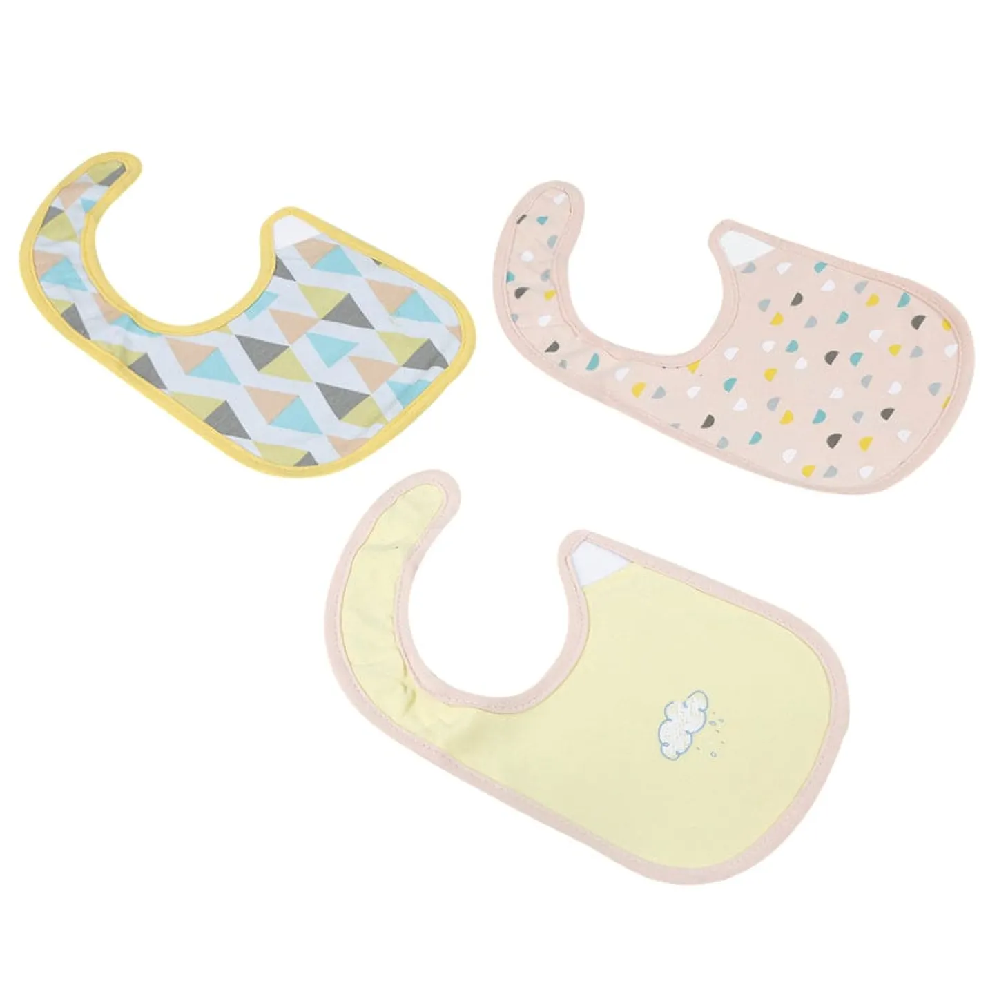 Rainy Yellow 3 Pk Bibs
