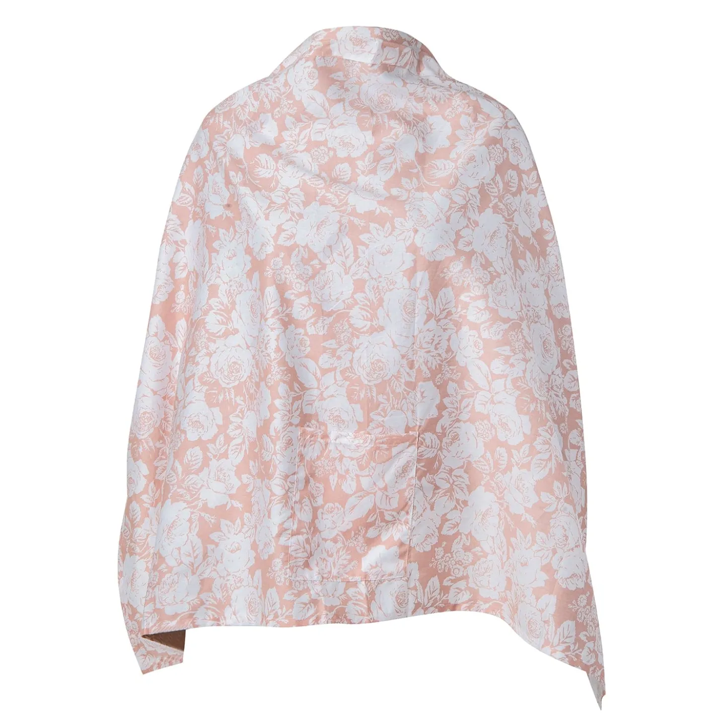 Rosy Cotton Breastfeeding Infant Nursing Cover Peach