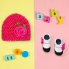 Rosy Pink Socks And Cap Set