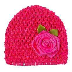 Rosy Pink Socks And Cap Set