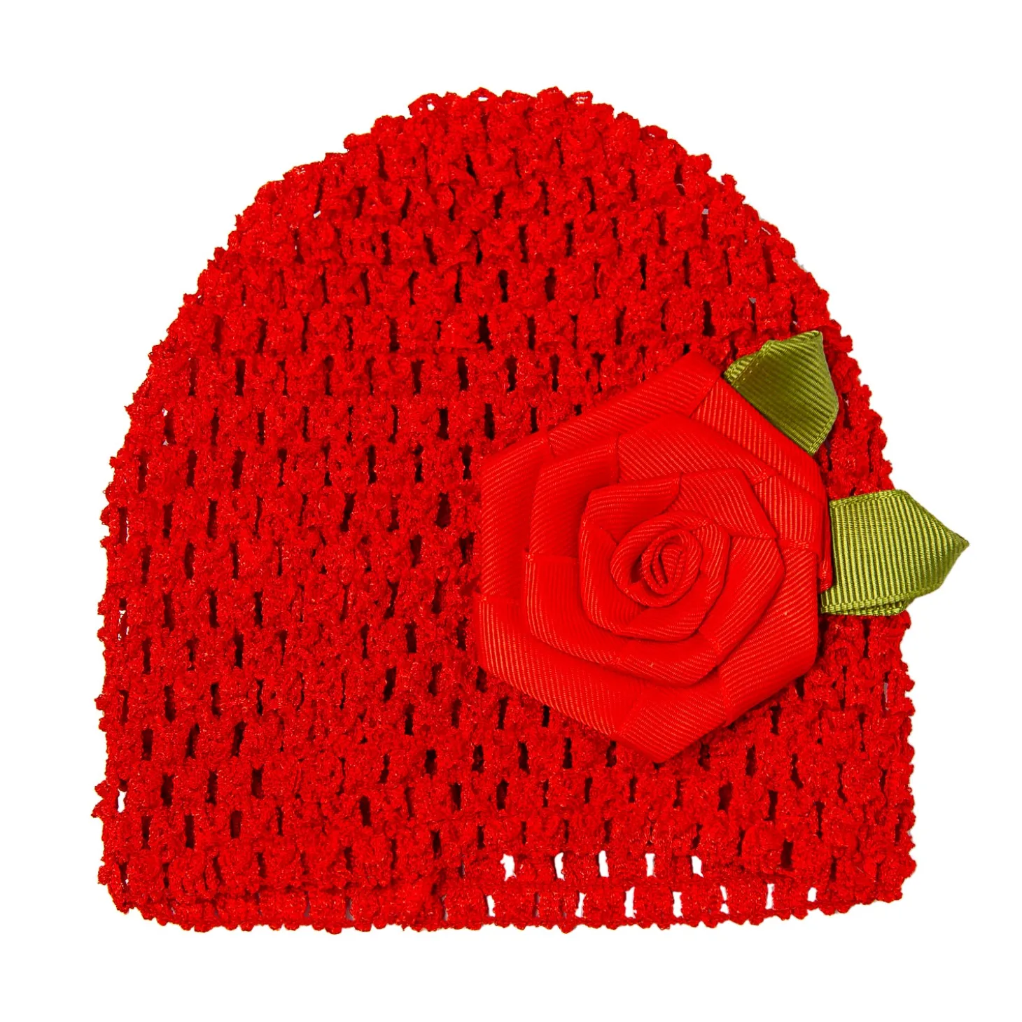 Rosy Red Socks And Cap Set