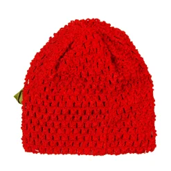 Rosy Red Socks And Cap Set