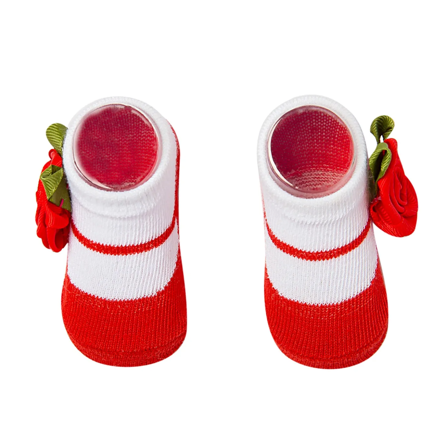 Rosy Red Socks And Cap Set
