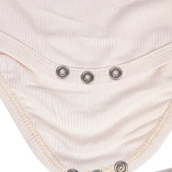 Ruffle Full Sleeve Cream 2 Piece Romper Set