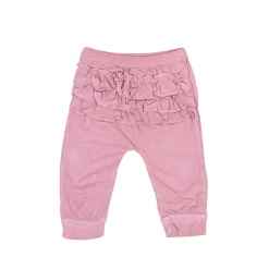 Ruffle Full Sleeve Pink 2 Piece Romper Set