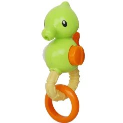Seahorse Green Rattle Toy
