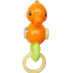 Seahorse Orange Rattle Toy