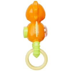 Seahorse Orange Rattle Toy
