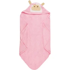 Sheep Pink Hooded Towel