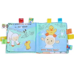 Sherbet’s Silly Farm Educational Learning 3D Cloth Book With Rustle Paper - Multicolour