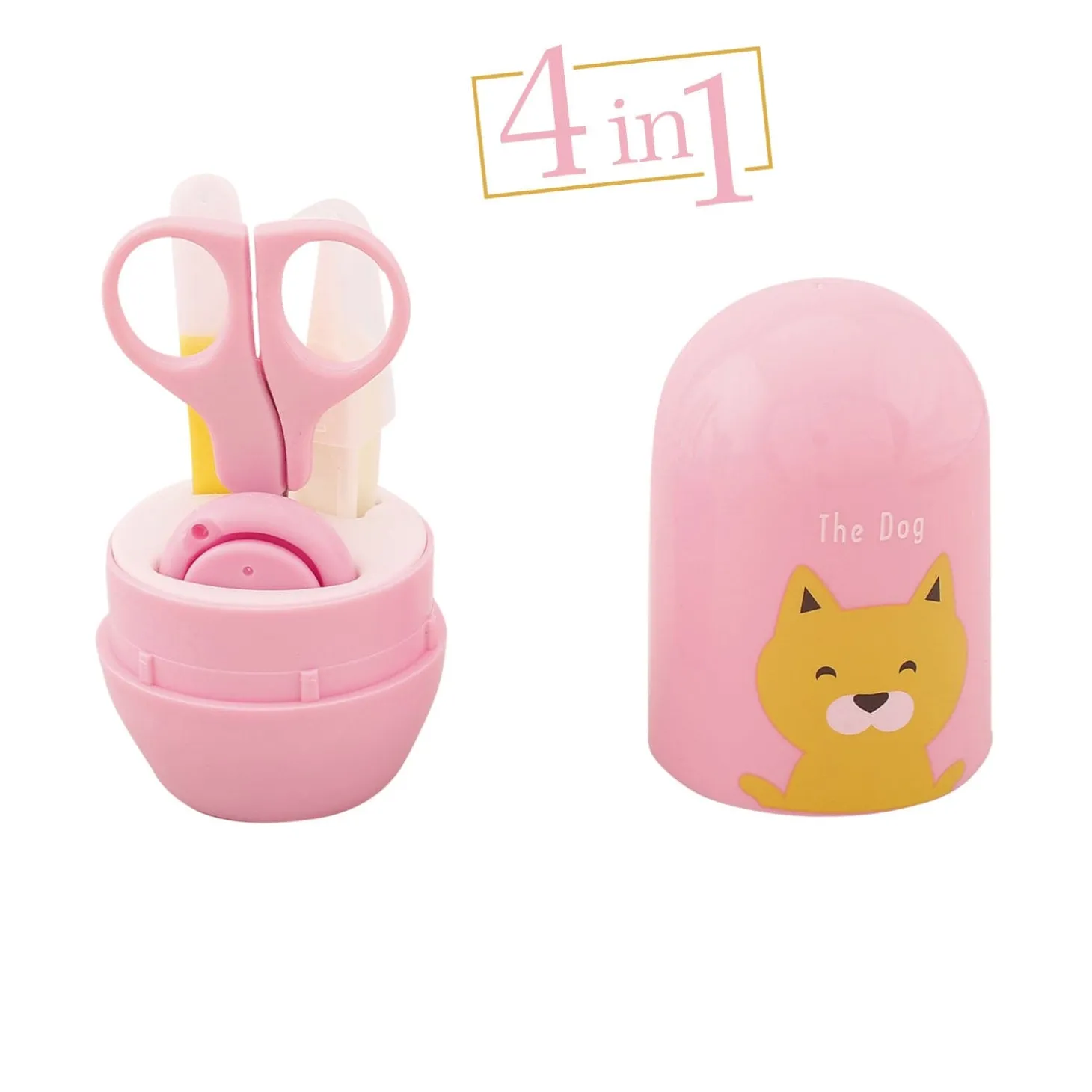 Sleepy Puppy Pink Nail Clipper Set