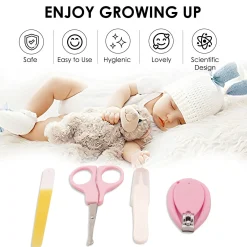 Sleepy Puppy Pink Nail Clipper Set