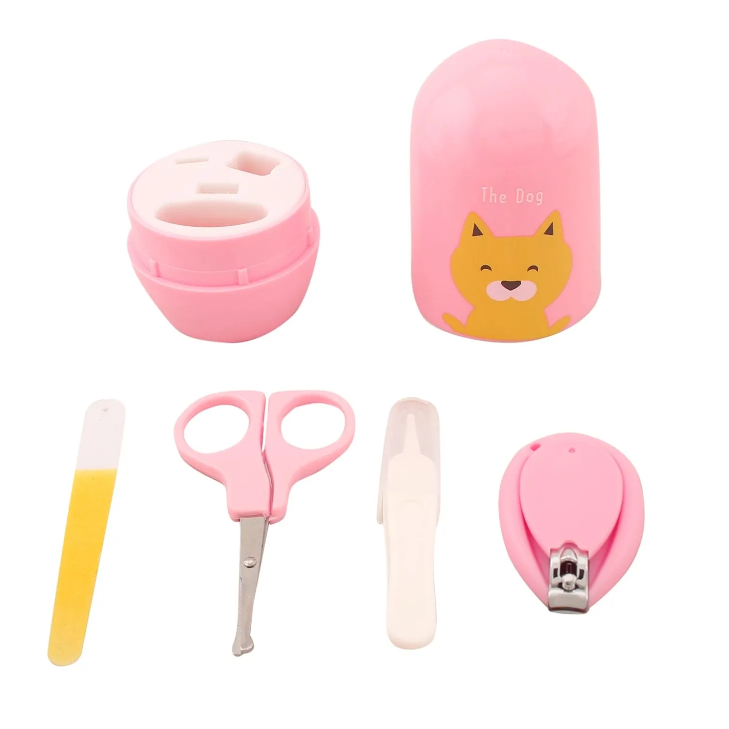 Sleepy Puppy Pink Nail Clipper Set