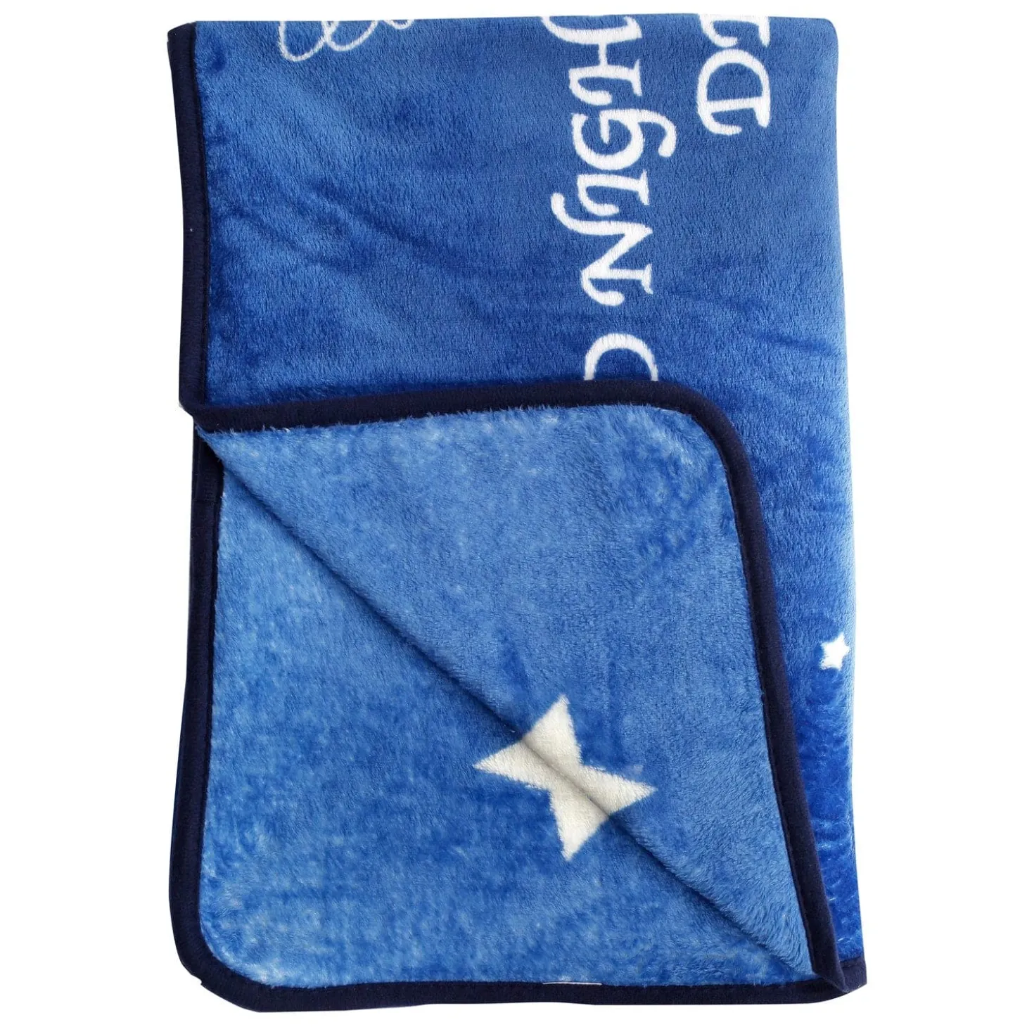 Sleepy Sheep Blue Two-Ply Blanket