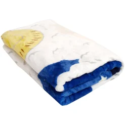 Sleepy Sheep Blue Two-Ply Blanket