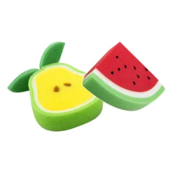 Sliced Fruit Multicolour 2 Pk Bath Sponge