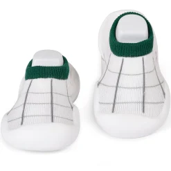 Slip-On Shoes Checked Green