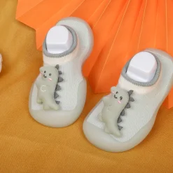 Slip-On Shoes 3D Dinosaur Green