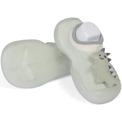 Slip-On Shoes 3D Dinosaur Green