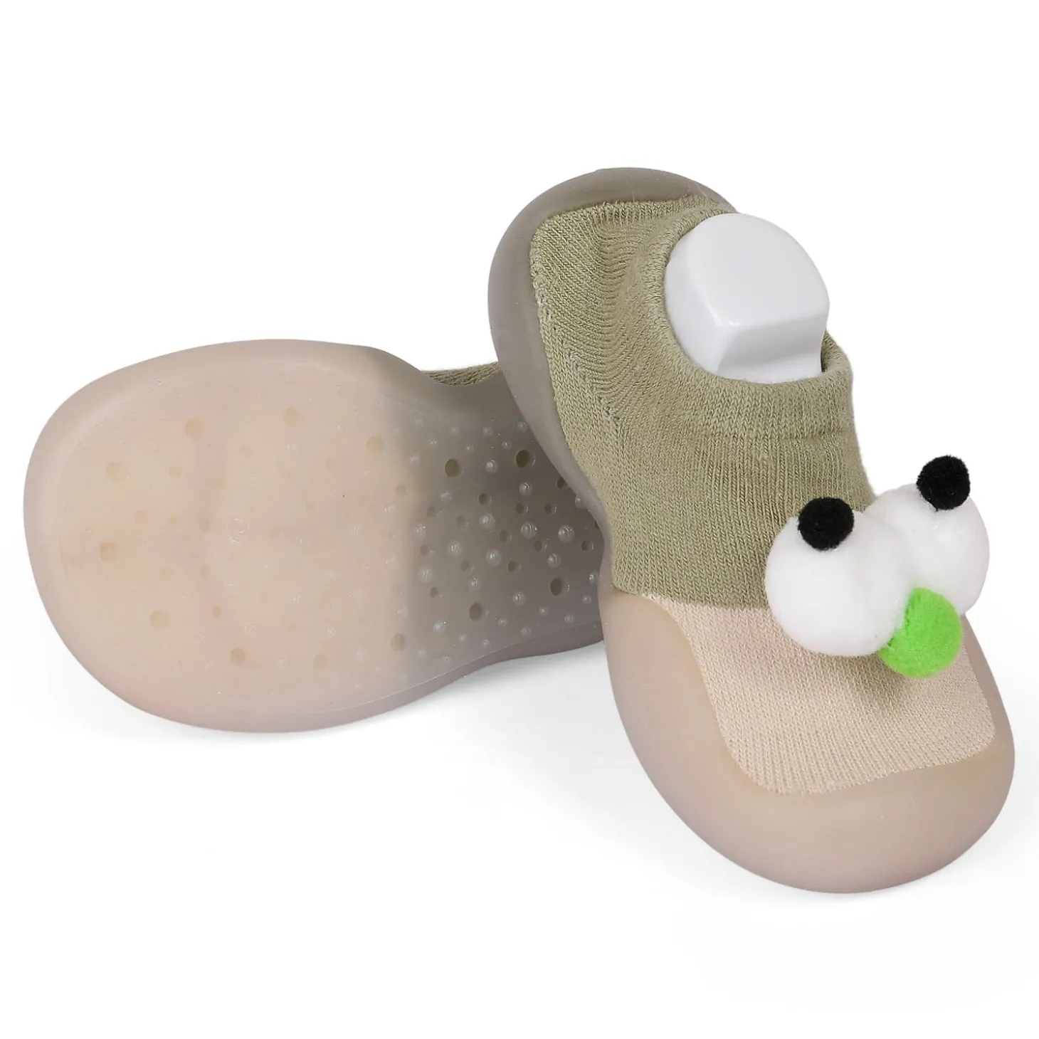 Slip-On Shoes 3D Eyes Green