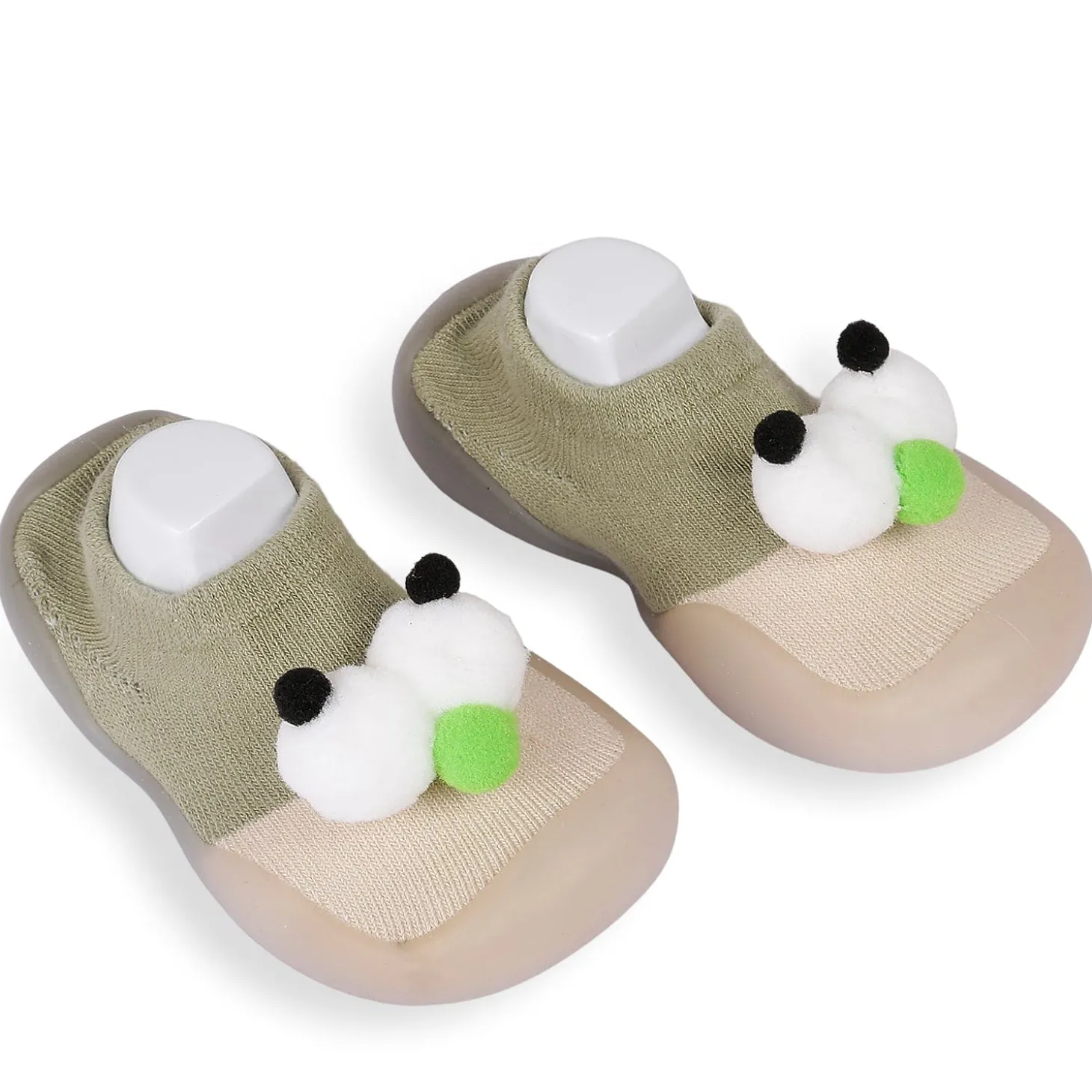 Slip-On Shoes 3D Eyes Green
