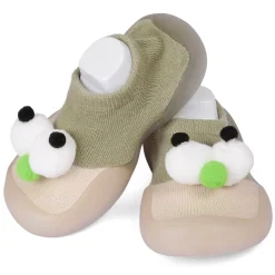Slip-On Shoes 3D Eyes Green