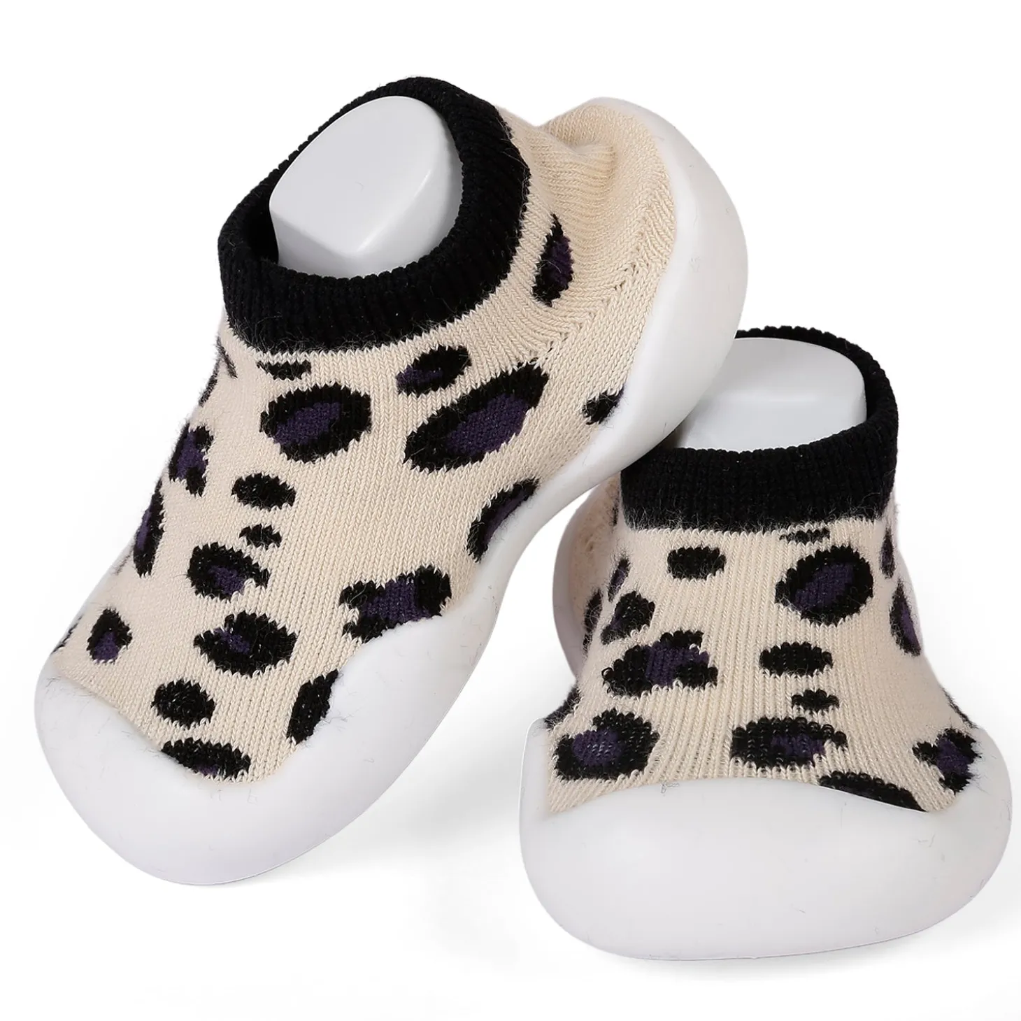 Slip-On Shoes Leopard Beige