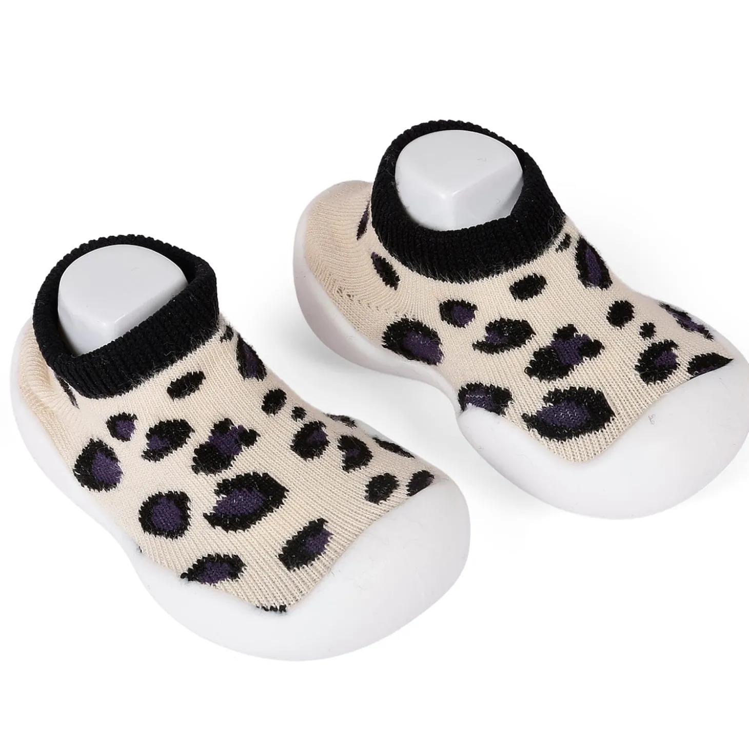 Slip-On Shoes Leopard Beige