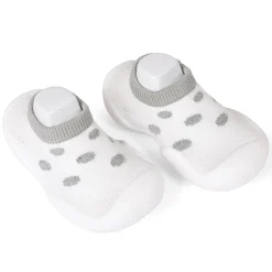 Slip-On Shoes Polka Dots Grey